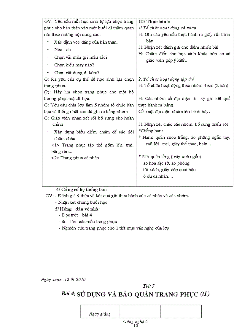 image for page Giao an cong nghe 6 hay