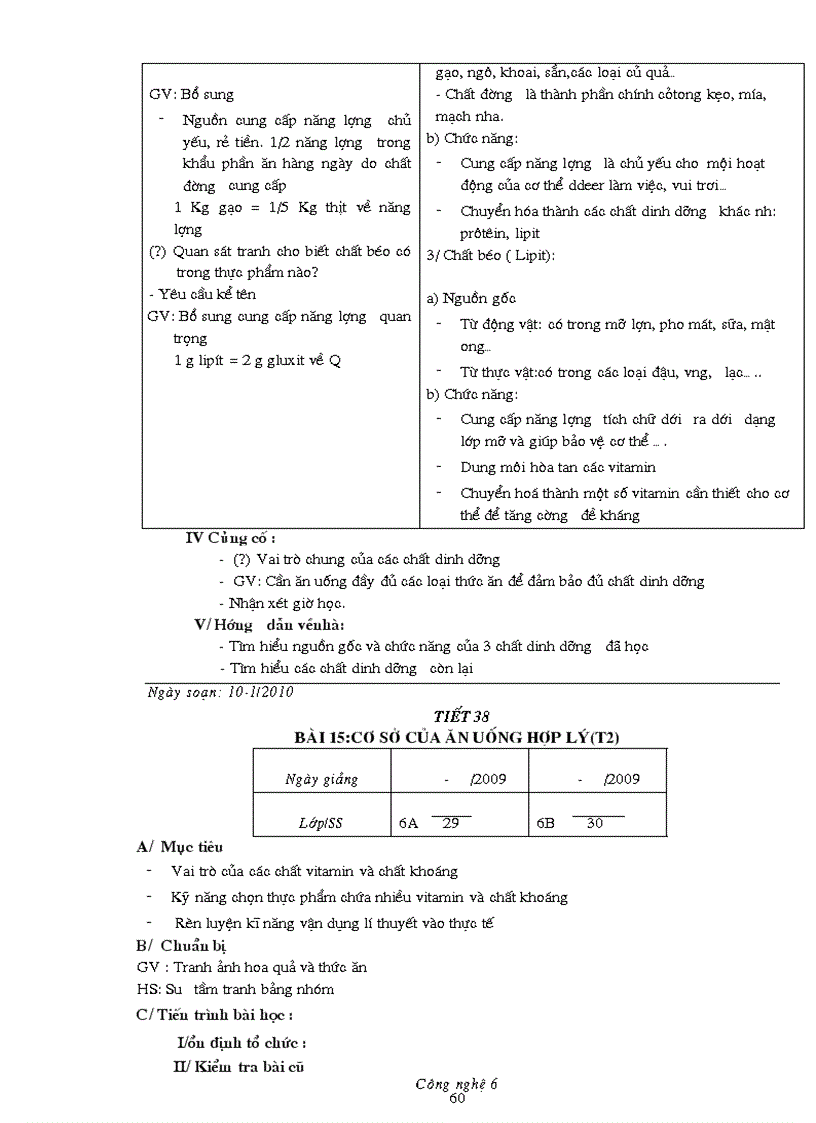 image for page Giao an cong nghe 6 hay