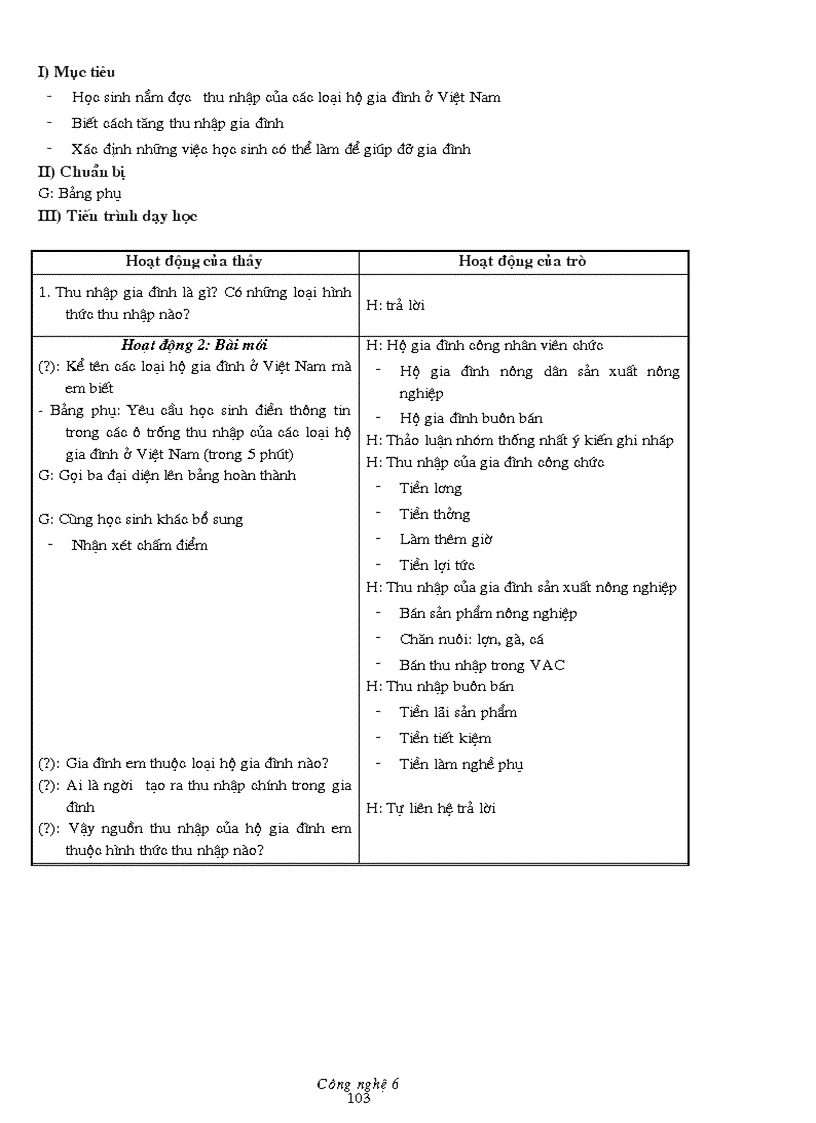 image for page Giao an cong nghe 6 hay