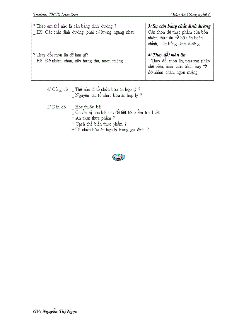 image for page Giáo án Công nghệ 6 học kỳ II