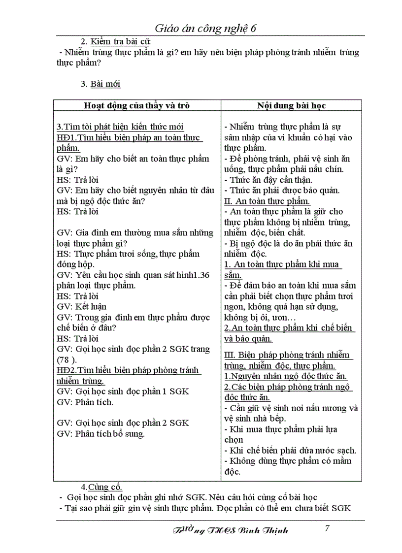 image for page Giao an Cong nghe 6 ki 2 2010 20110