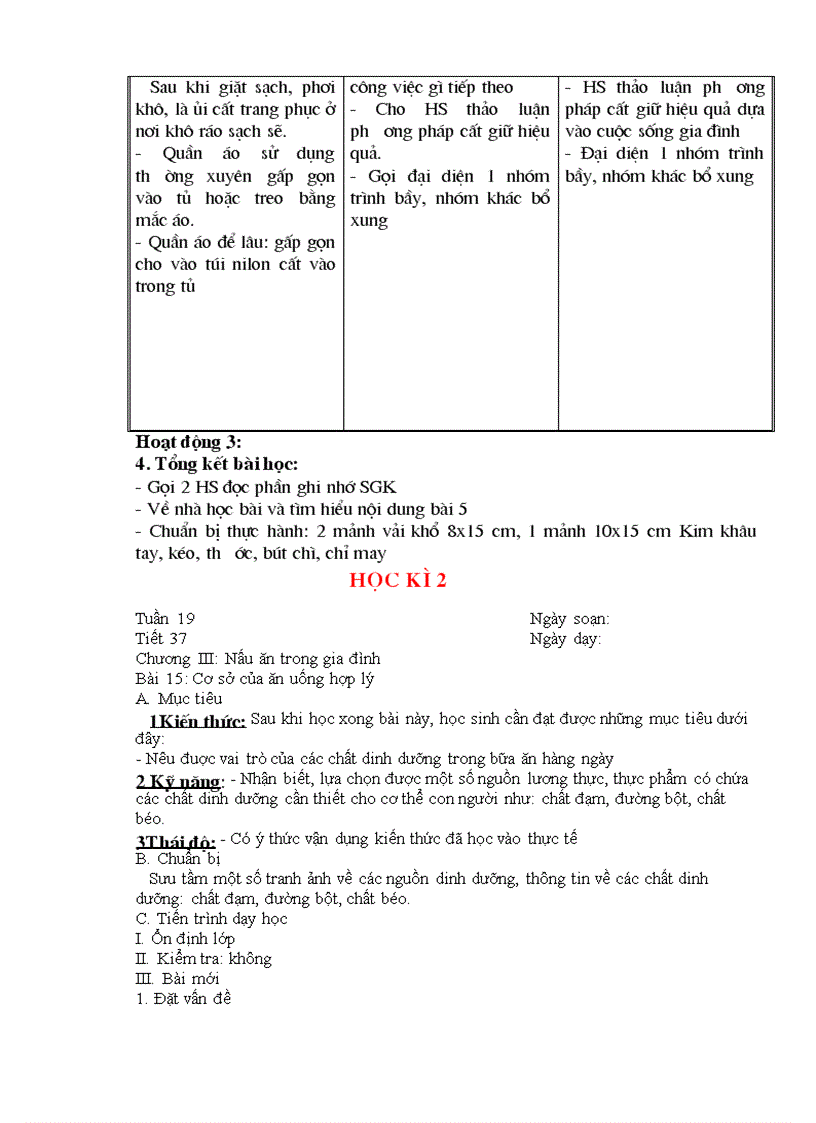 image for page Giáo án Công nghệ 6 mới nhất 2010 2011