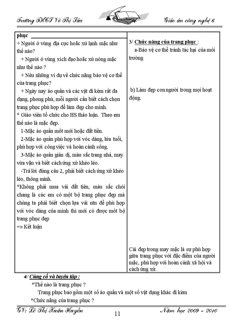 image for page Giáo án công nghệ 6 tiết 1 đến tiết 50