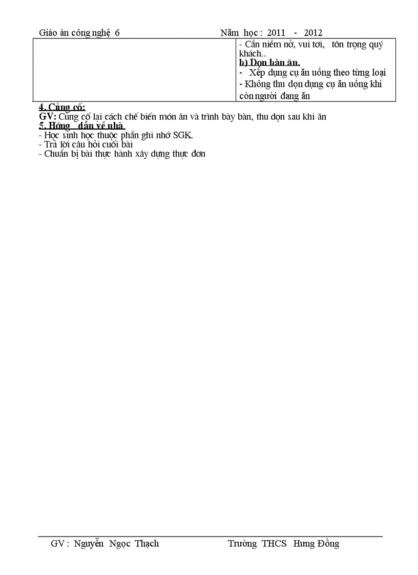 image for page Giáo án công nghệ 6 tiết 57