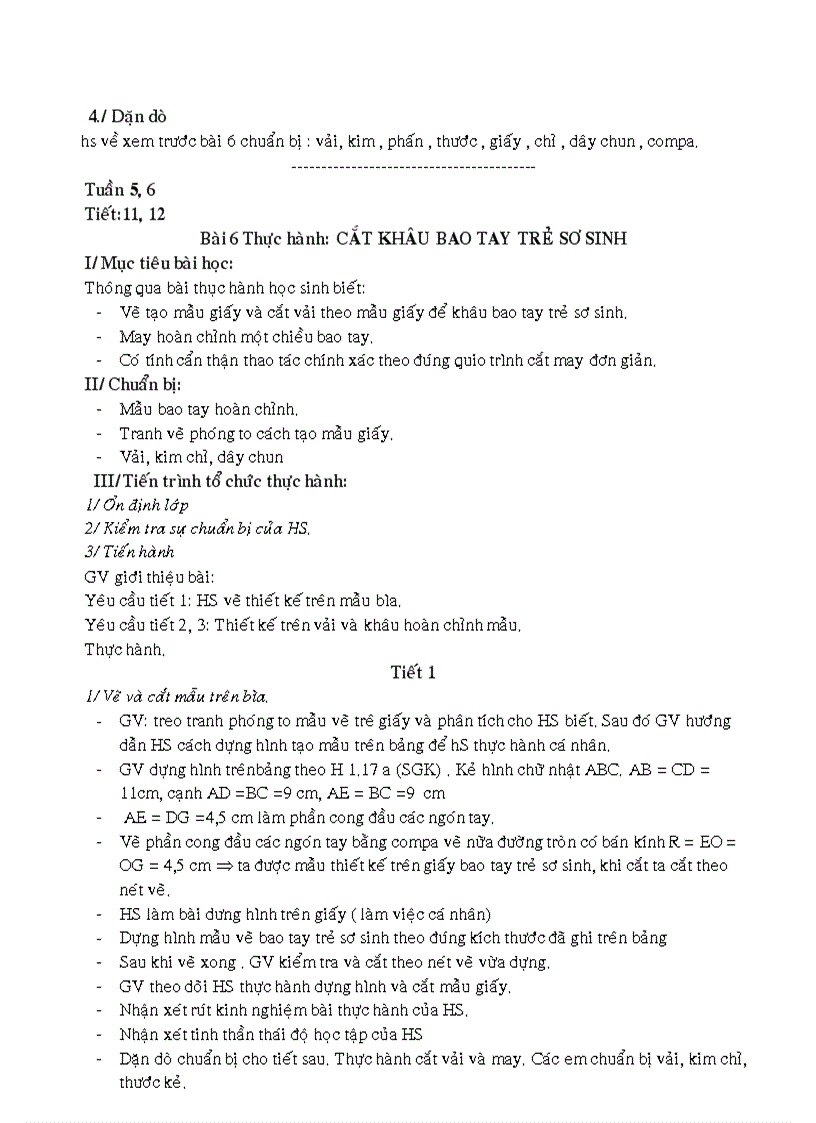 image for page Giáo án công nghệ 6 trọn bộ