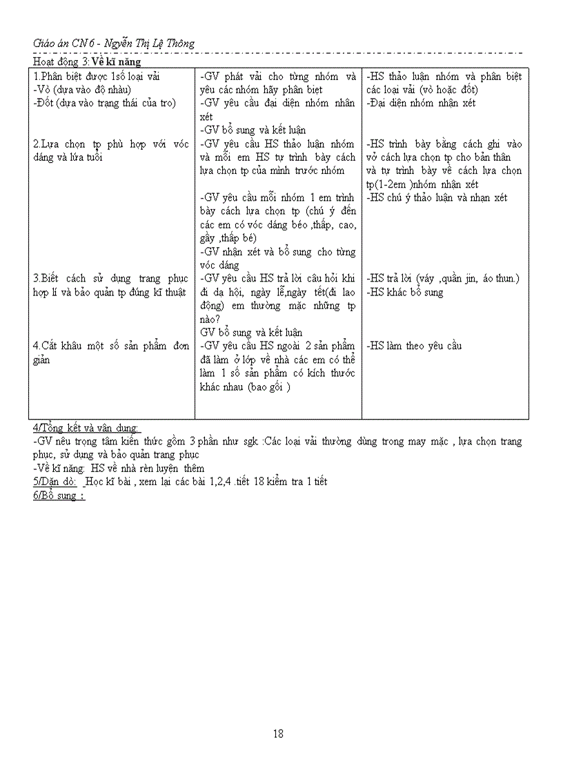 image for page Giáo án công nghệ 6 2010 2011