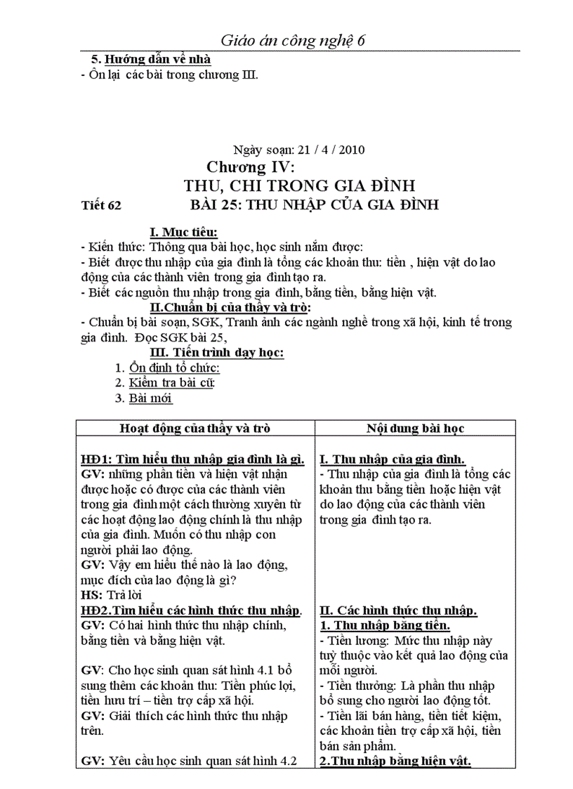 image for page Giáo án Công Nghệ 6 Cả năm chuẩn