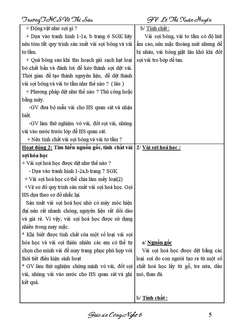 image for page Giáo án công nghệ 6 học kỳ 1