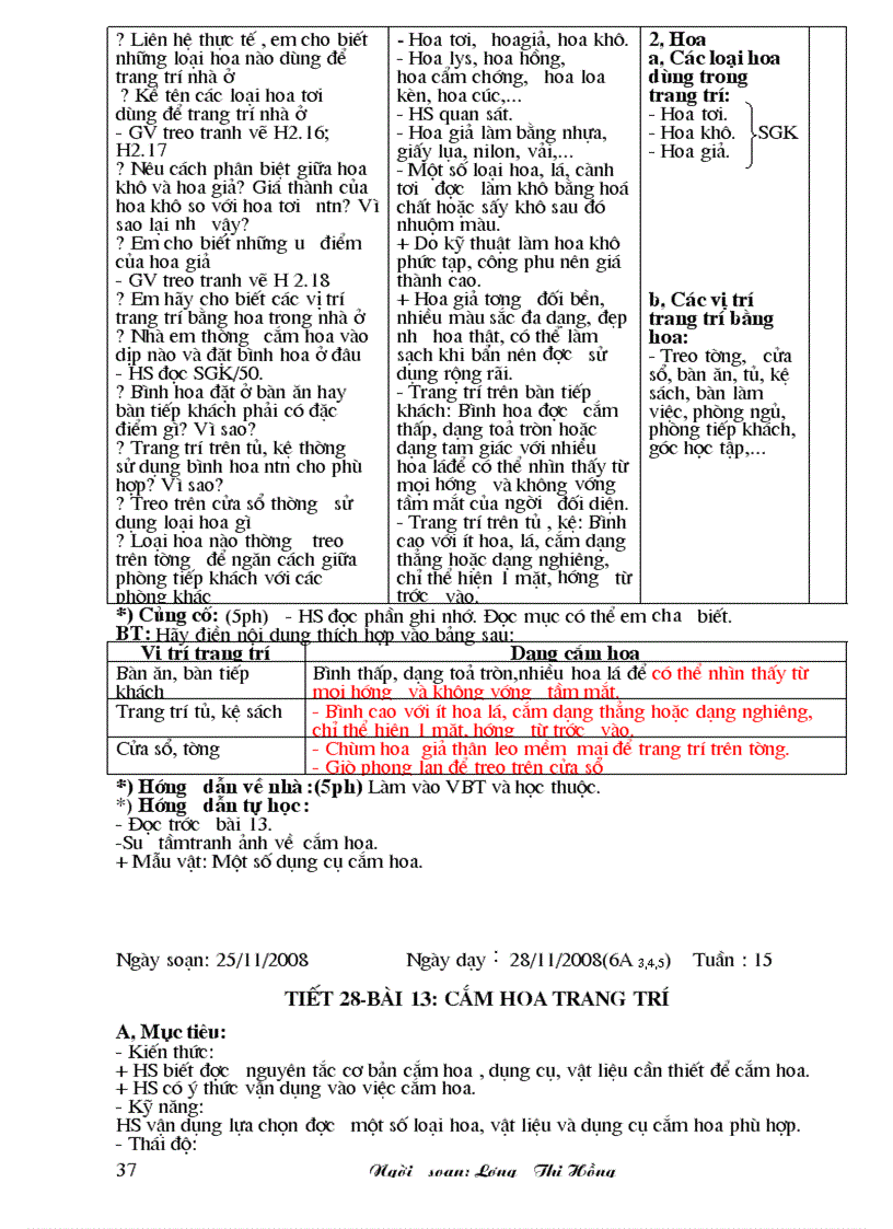 image for page Giáo án công nghệ 6 năm 2009 2010