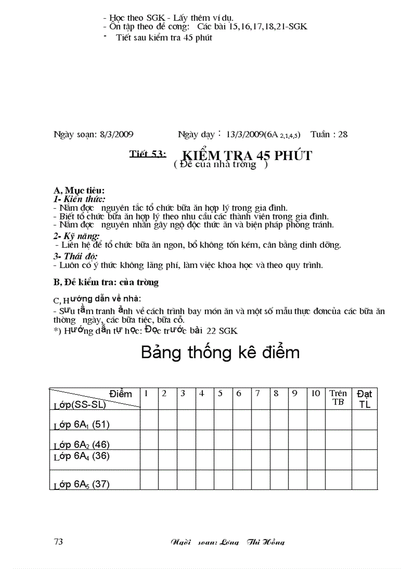 image for page Giáo án công nghệ 6 năm 2009 2010