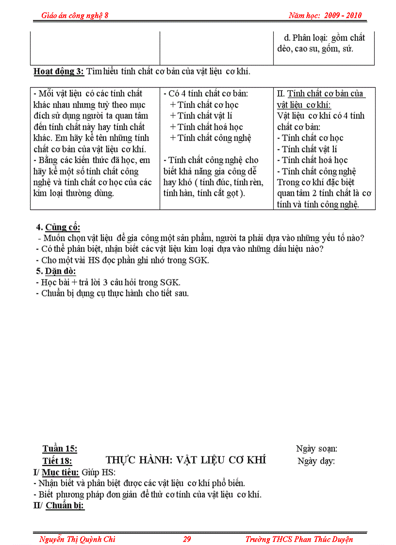 image for page Giáo án Công nghệ 8 tiết 12 20 hay