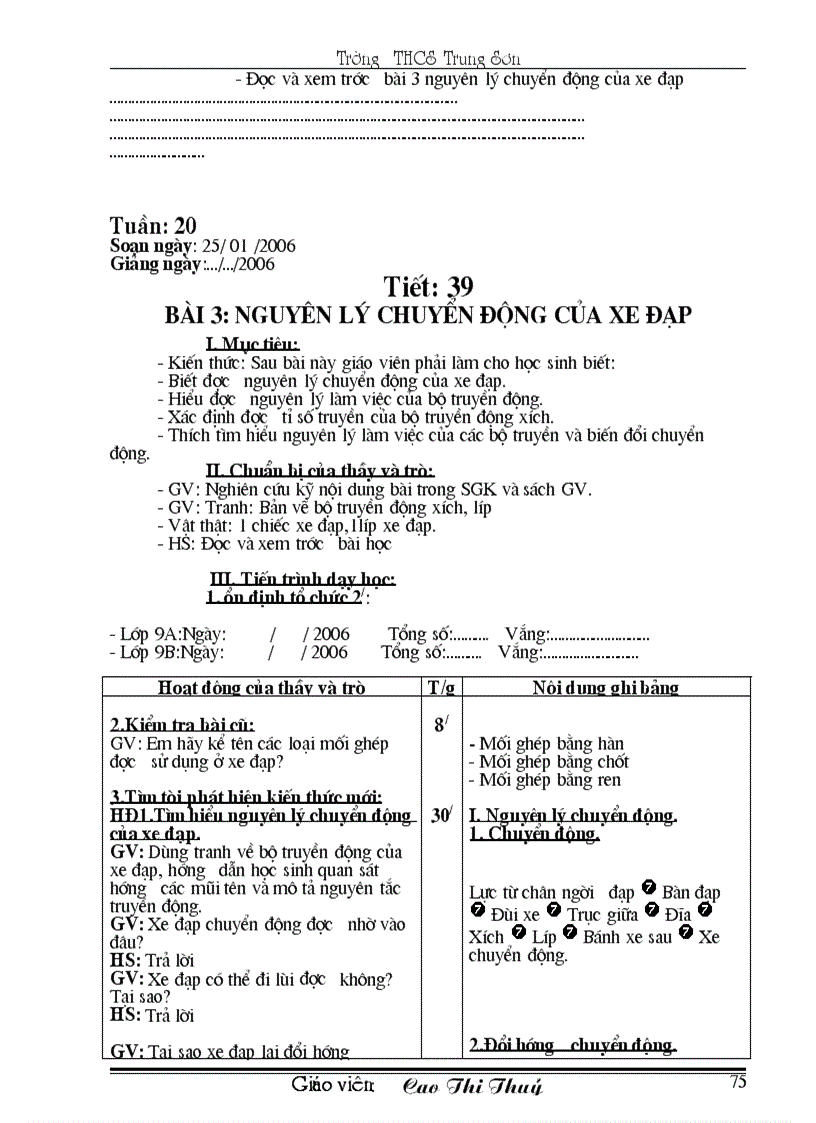 image for page Giáo án công nghệ 9