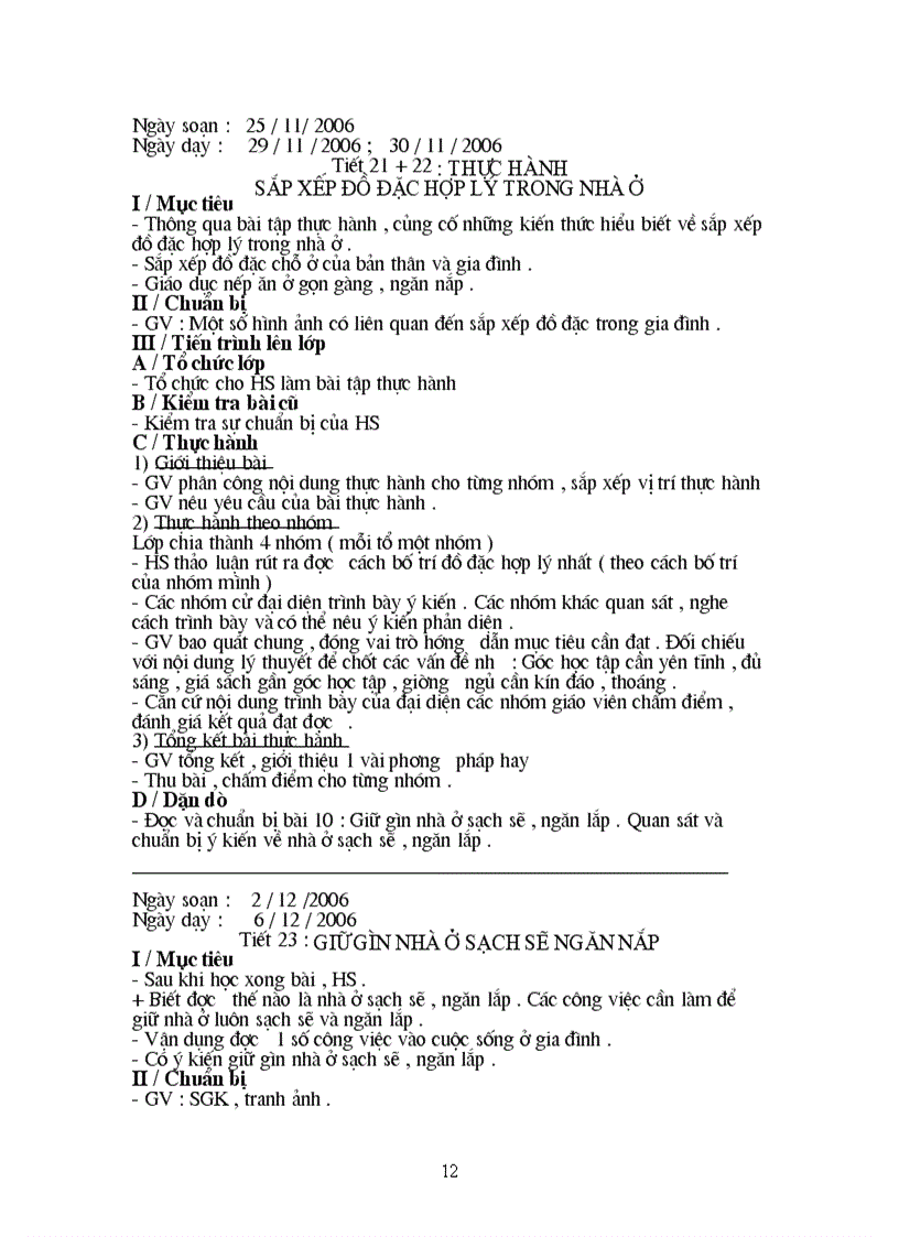 image for page Giao an cong nghe lop 6