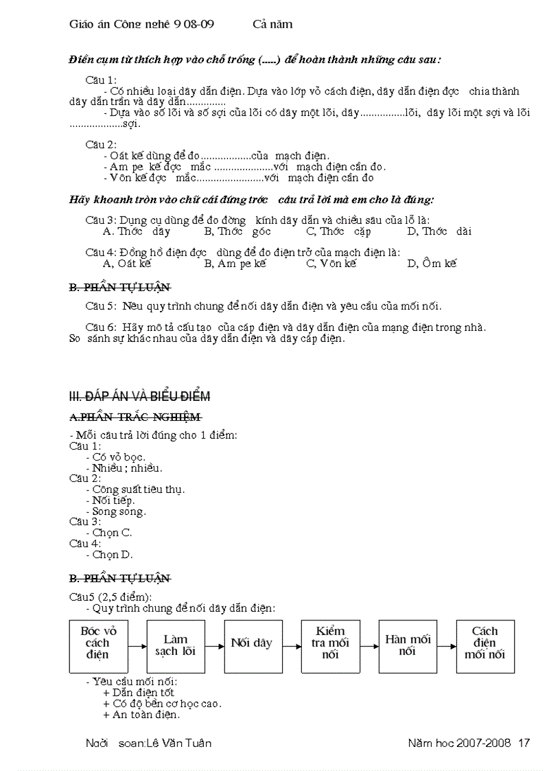 image for page Giao an Cong Nghe lop 8 08 09