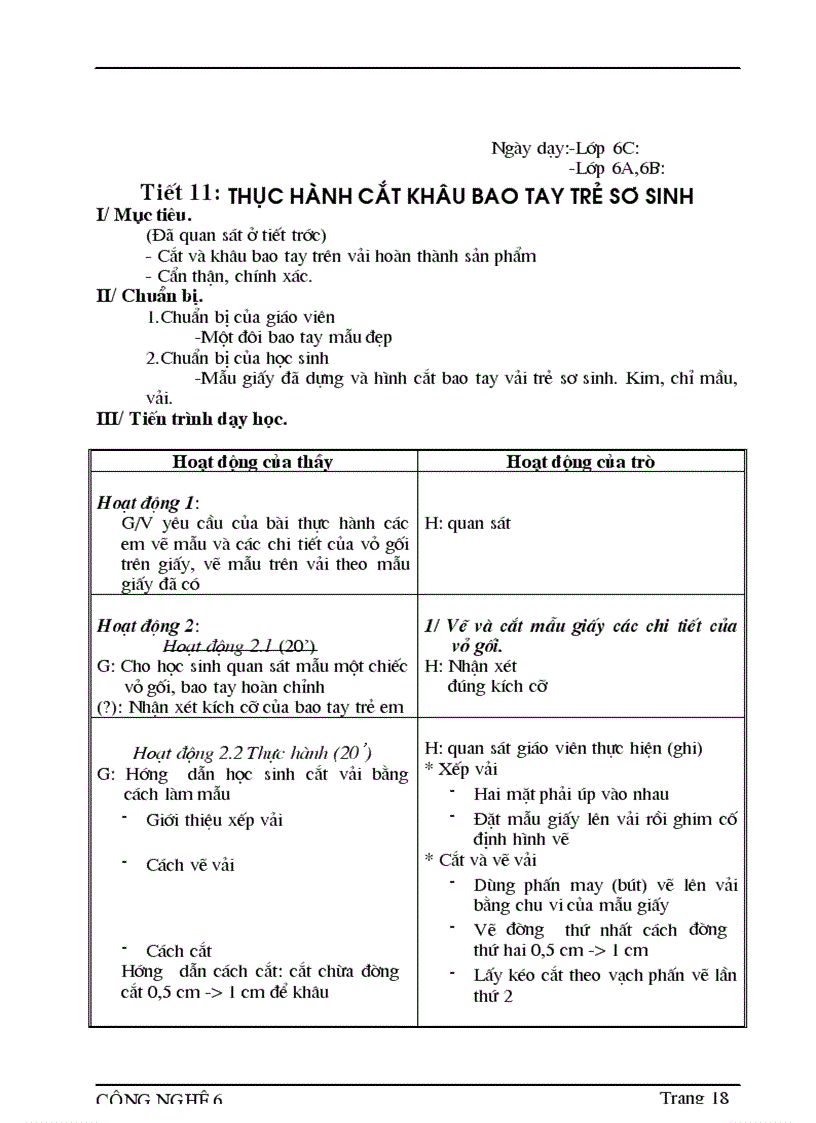image for page Giao an cong nghe 08 09