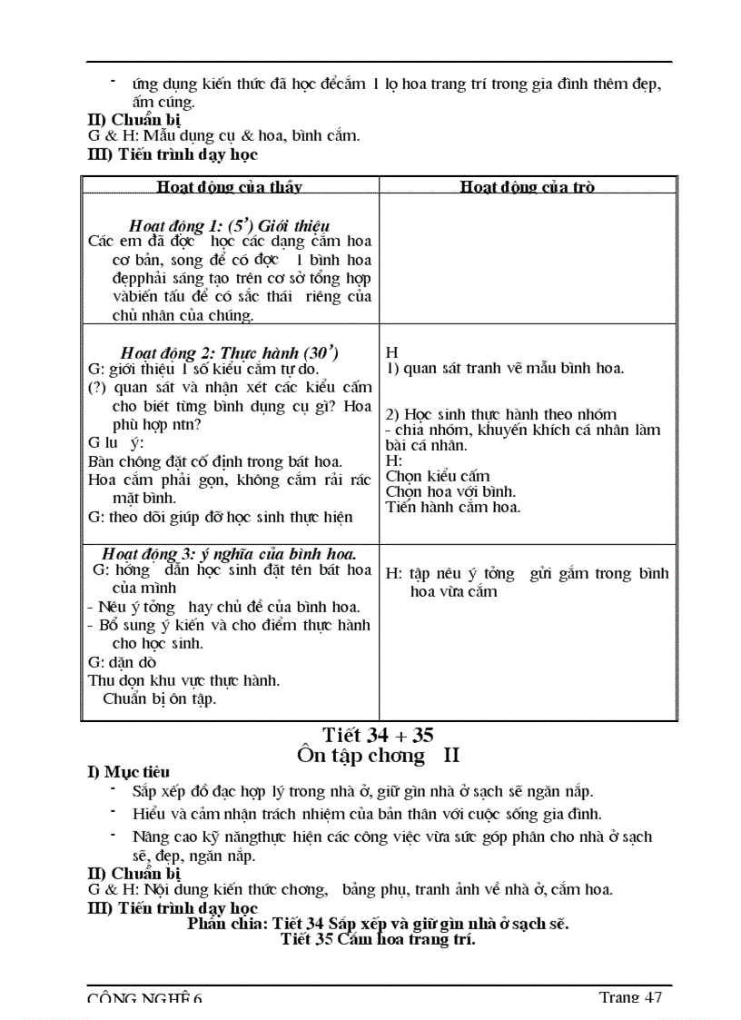 image for page Giao an cong nghe 08 09