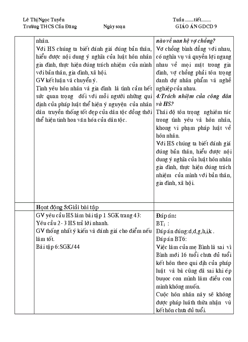 image for page Giáo an gdcd6