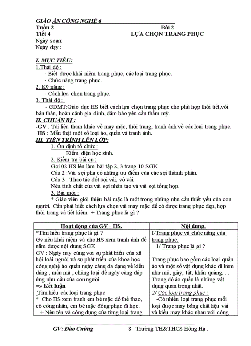 image for page Giáo án theo chuẩn KTKN