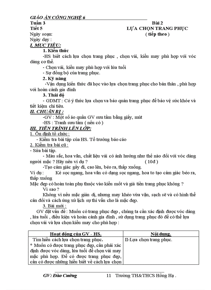 image for page Giáo án theo chuẩn KTKN