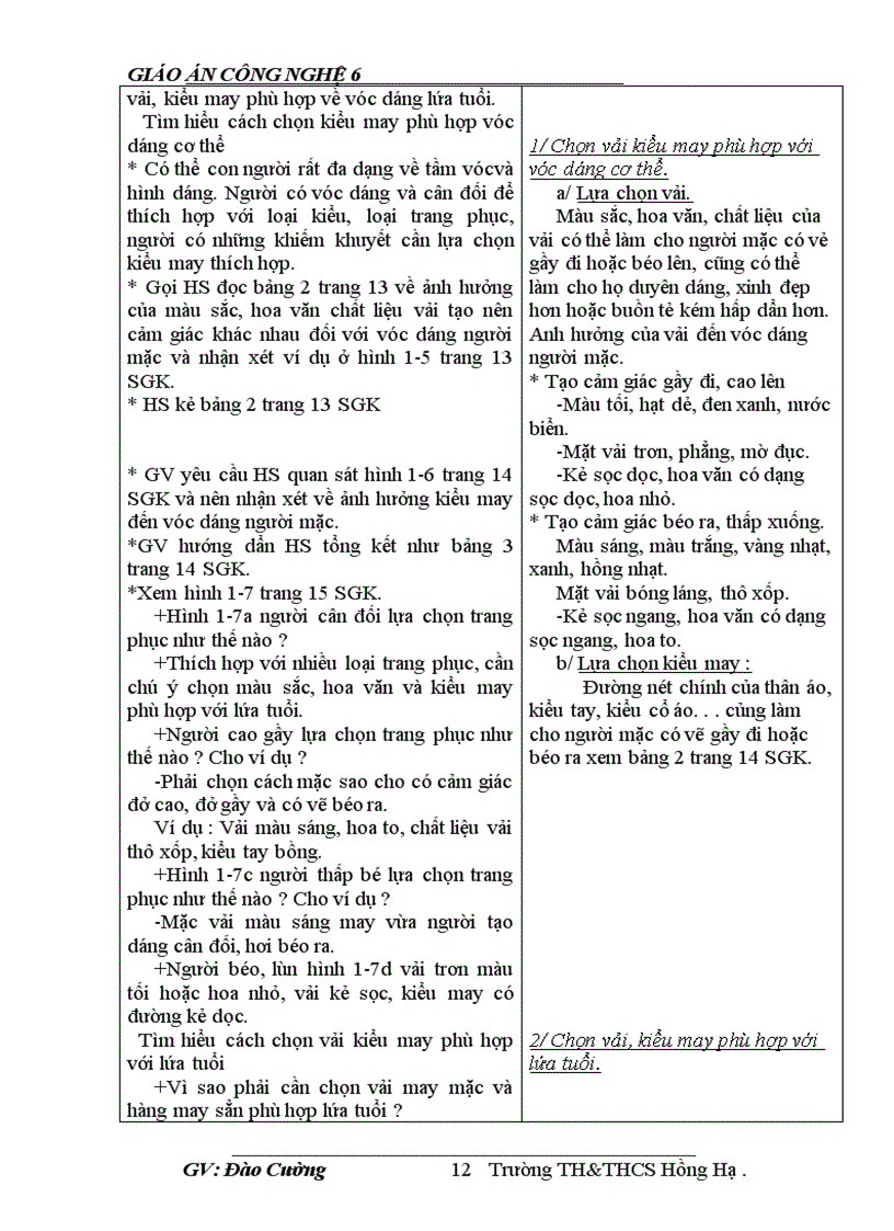 image for page Giáo án theo chuẩn KTKN