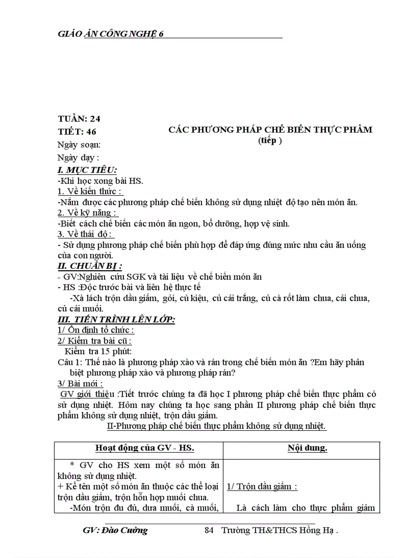 image for page Giáo án theo chuẩn KTKN