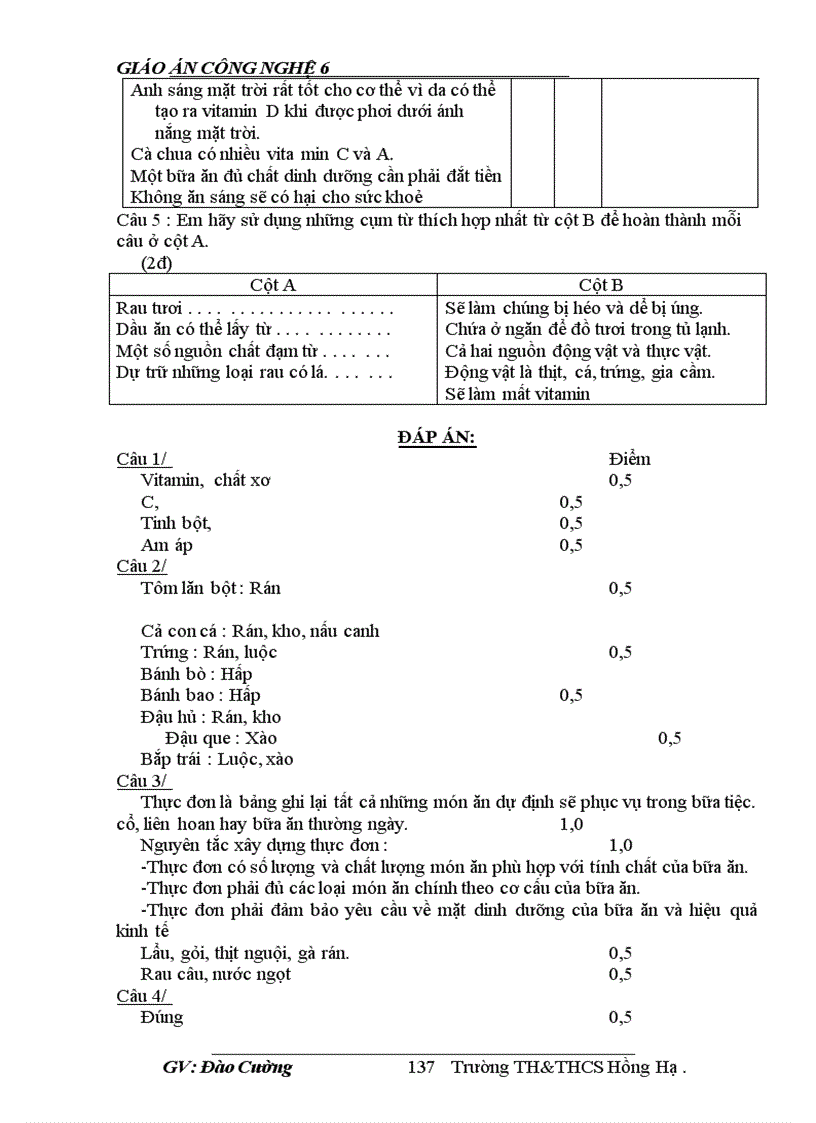 image for page Giáo án theo chuẩn KTKN