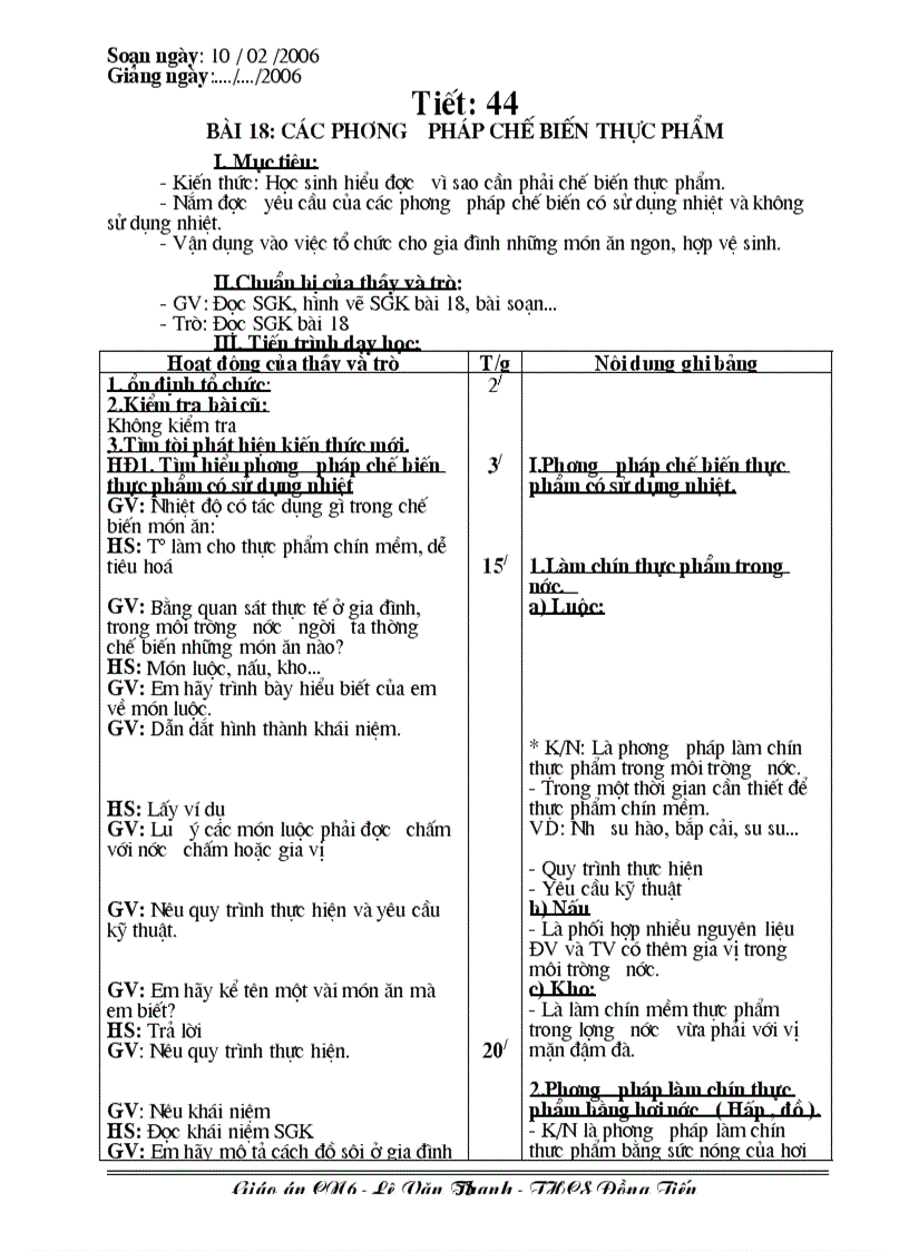 image for page Giao an cong nghe lop 6 ca nam