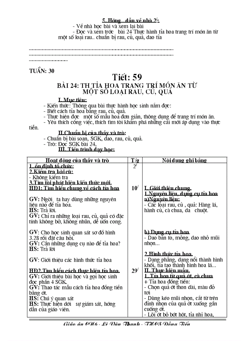 image for page Giao an cong nghe lop 6 ca nam