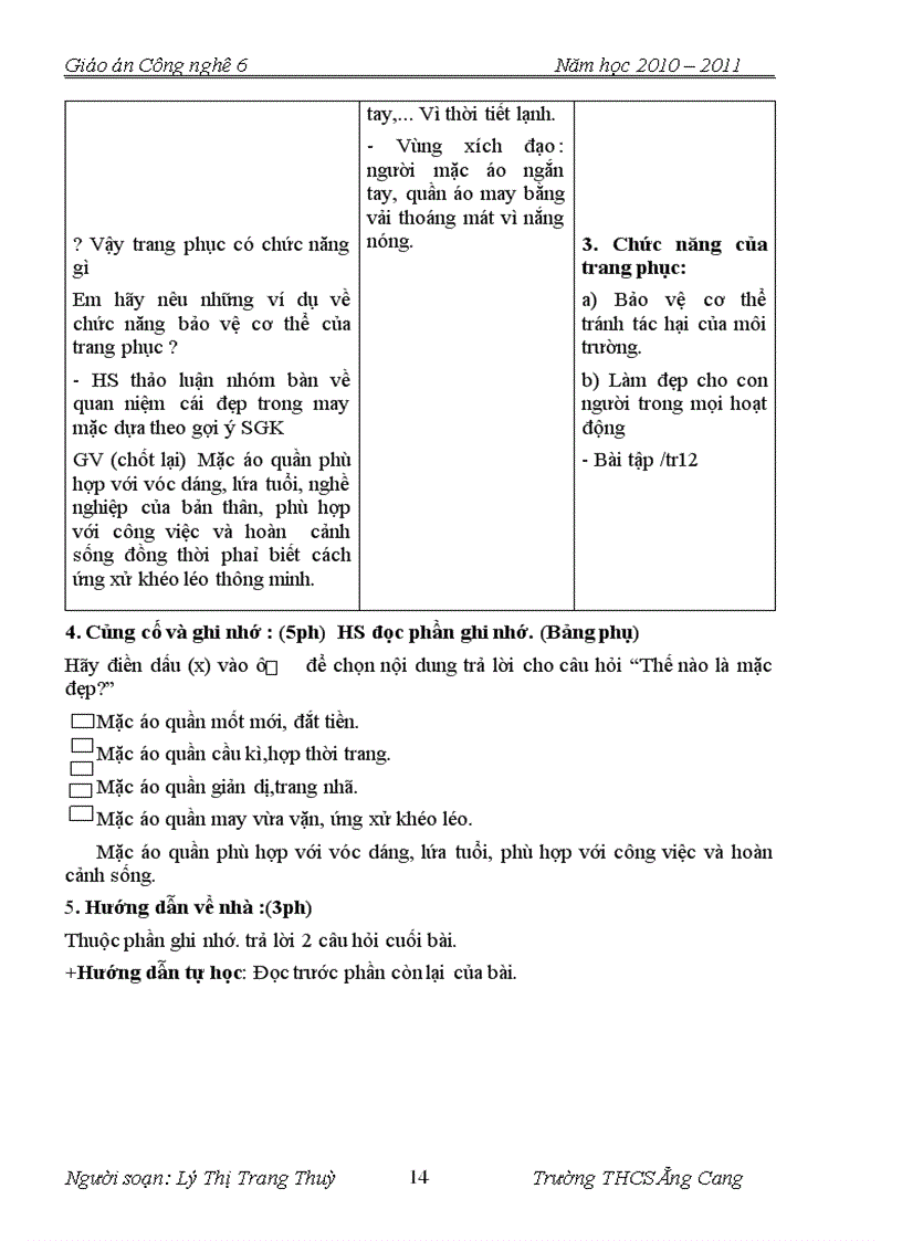 image for page Giáo án Công nghệ 6 chuẩn KTKN 1