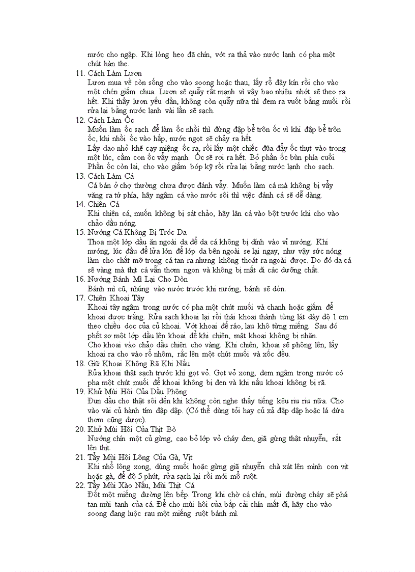 image for page Mẹo vặt nấu ăn