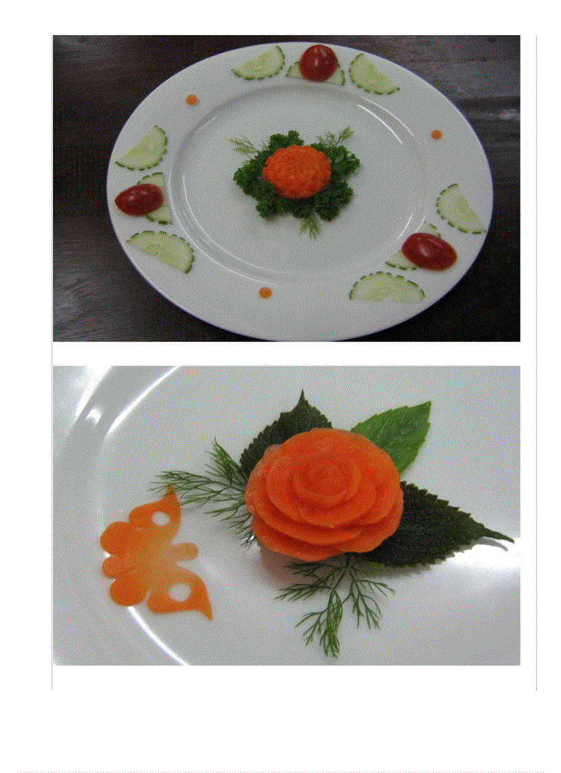 image for page Nghệ thuật trang trí món ăn