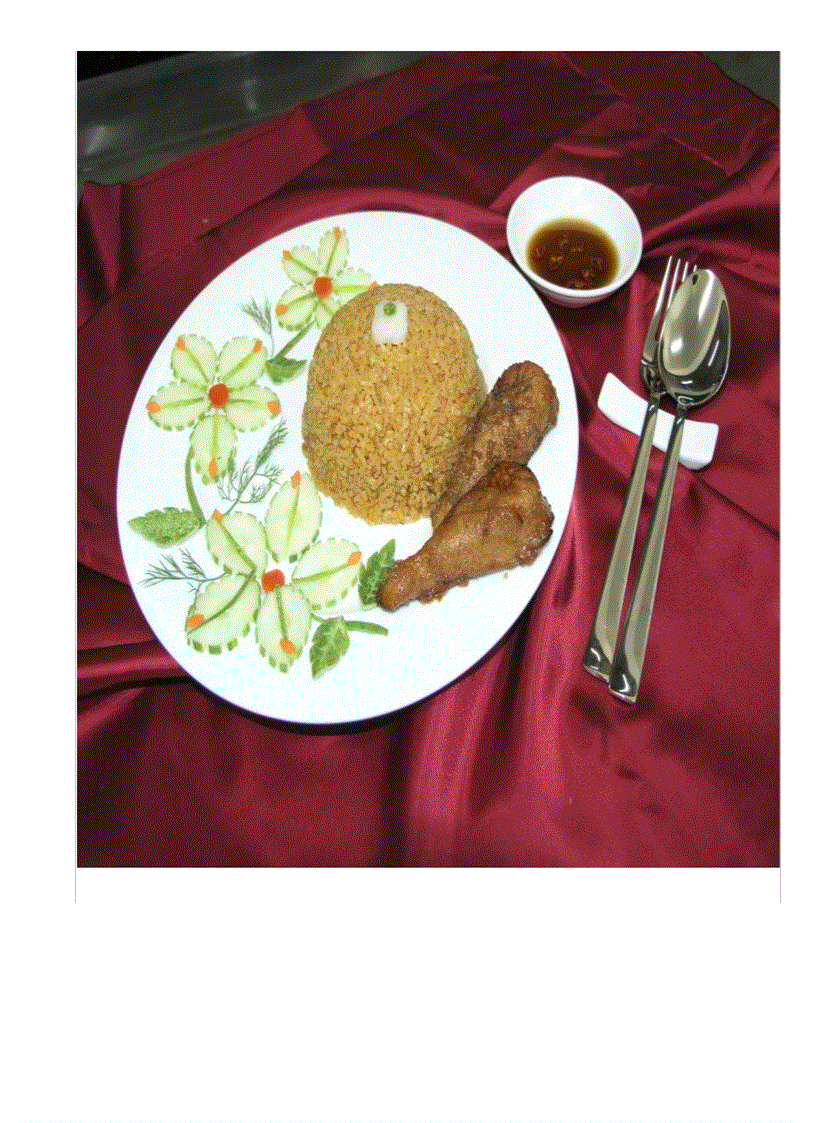 image for page Nghệ thuật trang trí món ăn