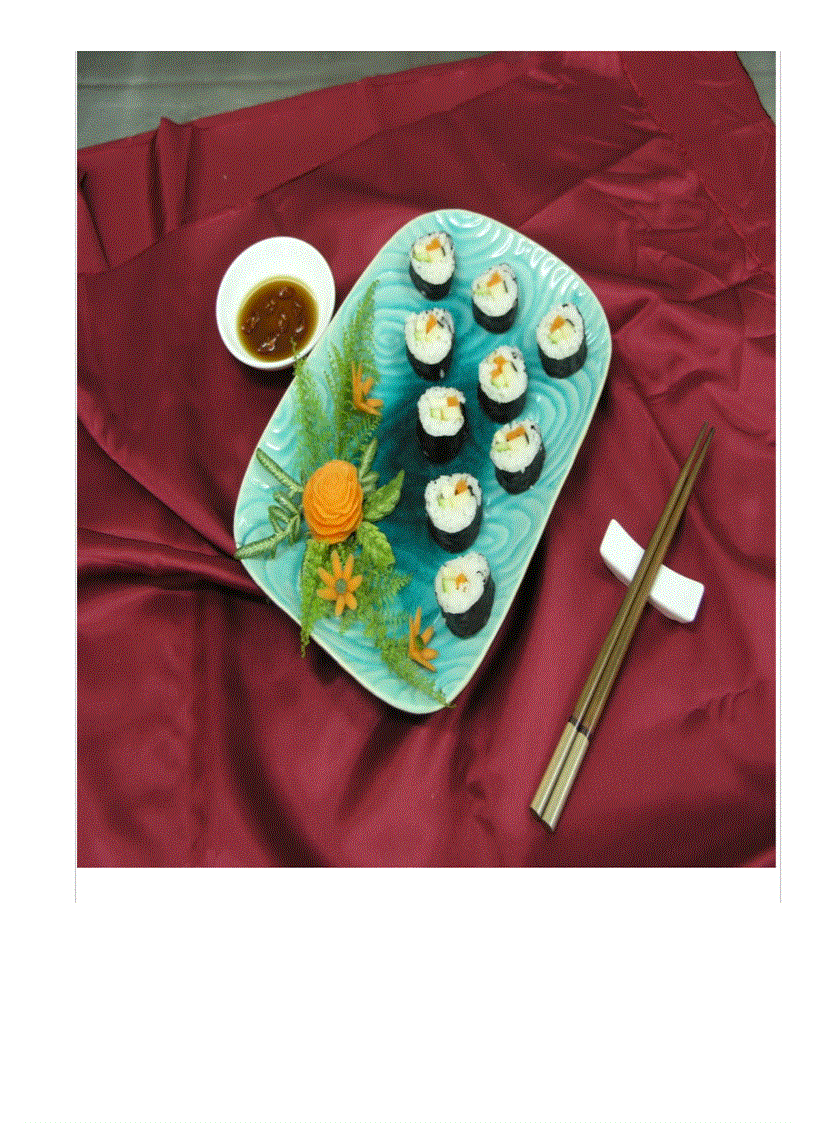 image for page Nghệ thuật trang trí món ăn