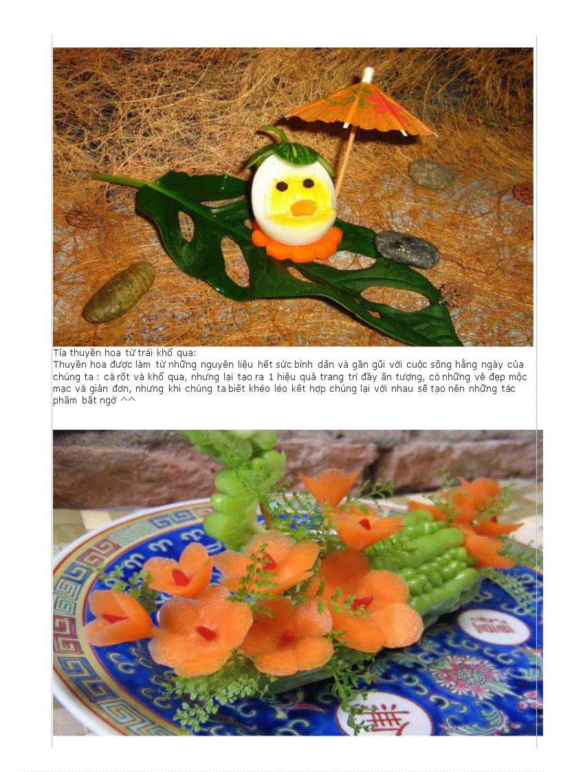 image for page Nghệ thuật trang trí món ăn