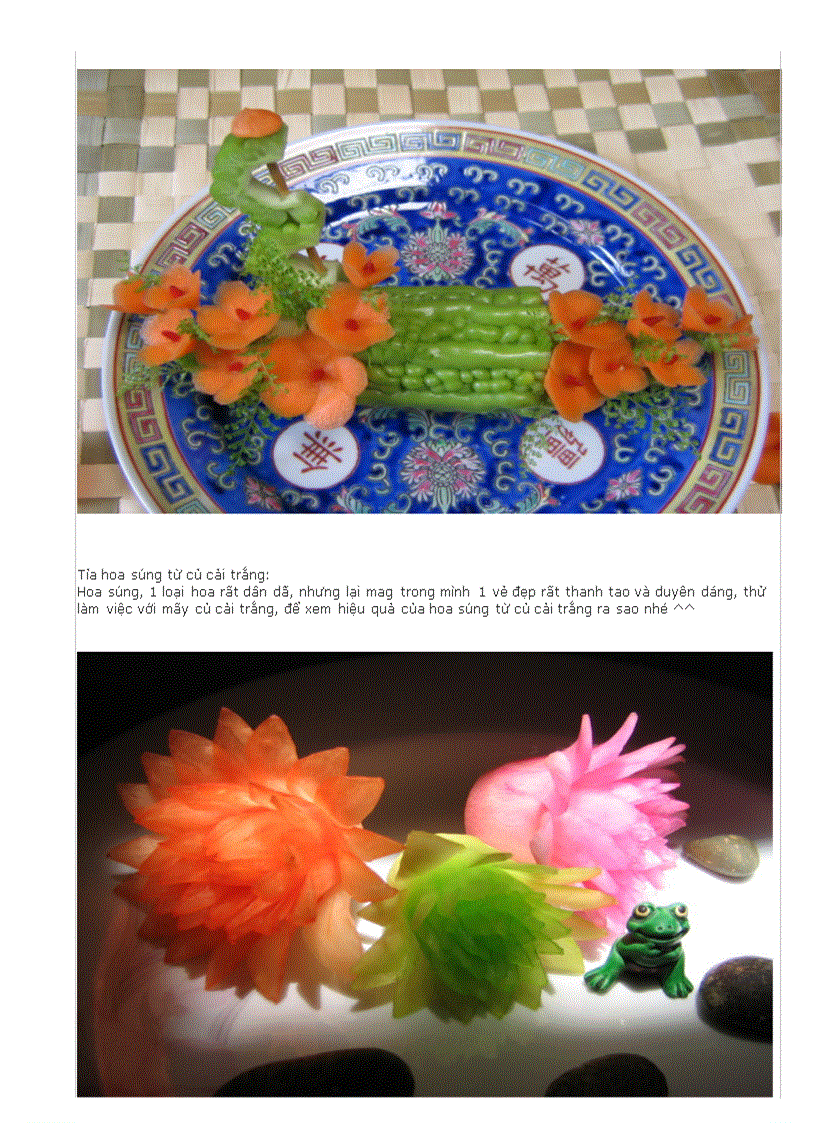 image for page Nghệ thuật trang trí món ăn