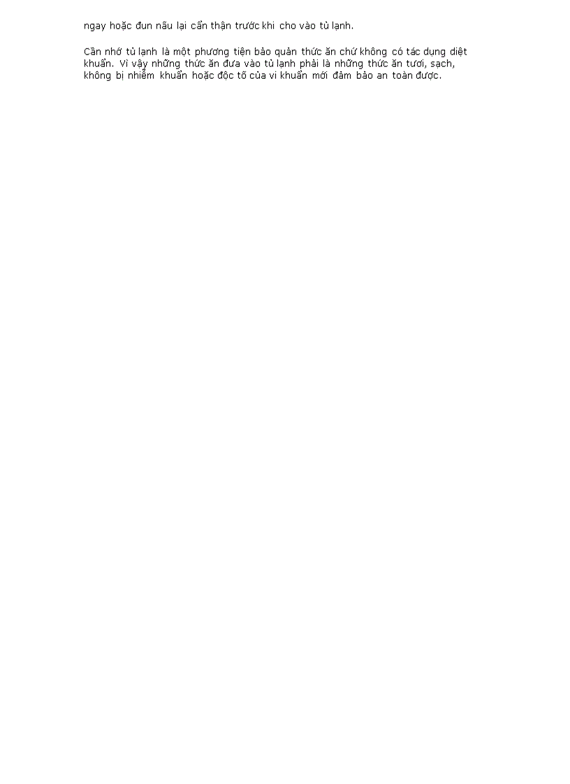 image for page Thức ăn để trong tủ lạnh vẫn bị hỏng