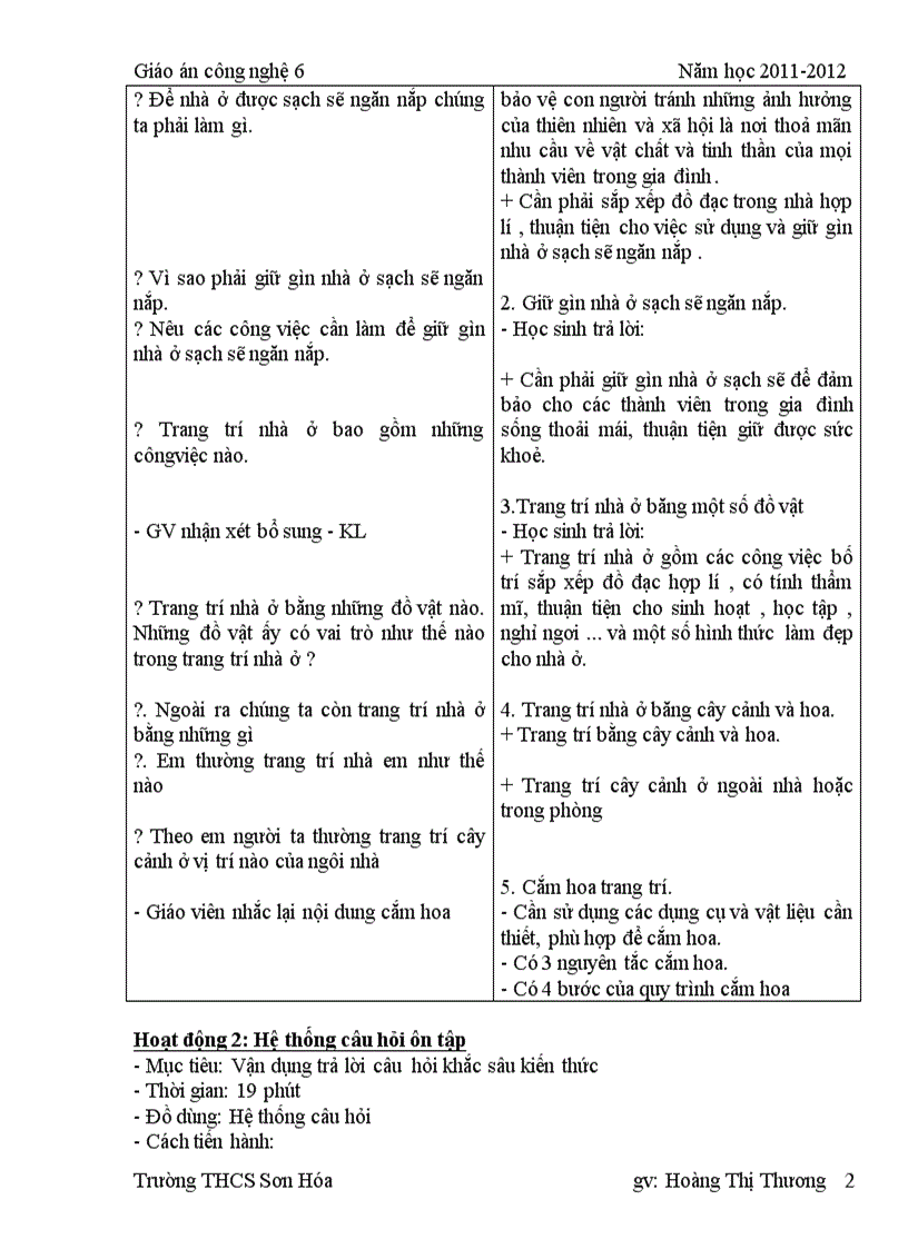 image for page Tiet 34 ôn tập chương II