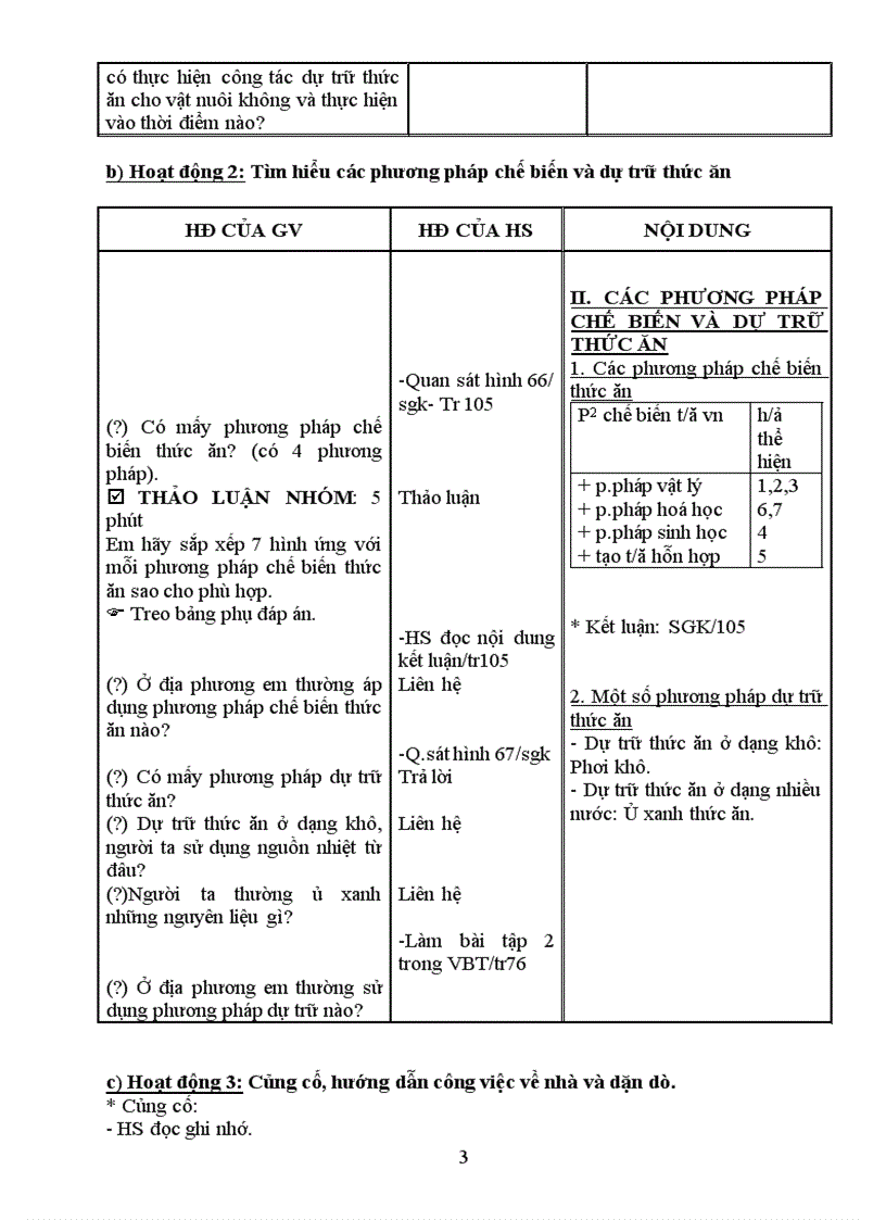 image for page Bài 39 Chế biến và trữ thức ăn cho vật nuôi
