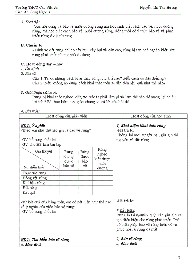 image for page Bài soạn công nghệ 7 HK 2