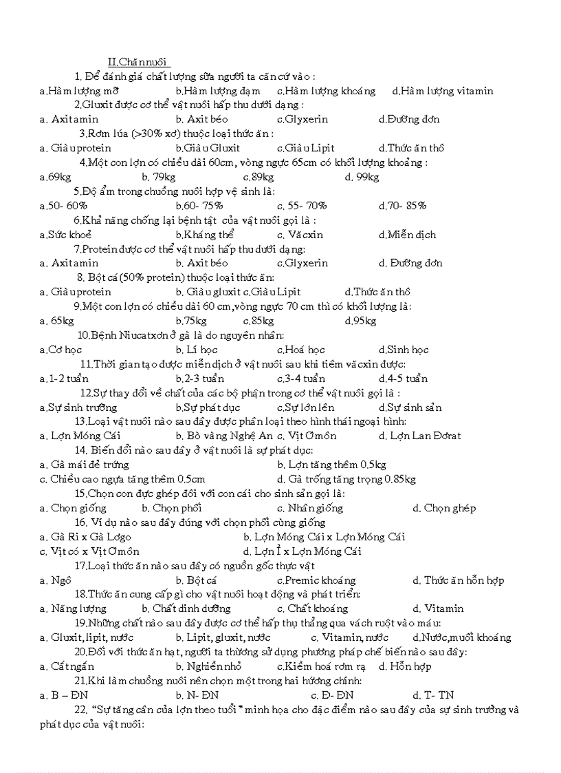 image for page Bộ câu hỏi trắc nghiệm CN7