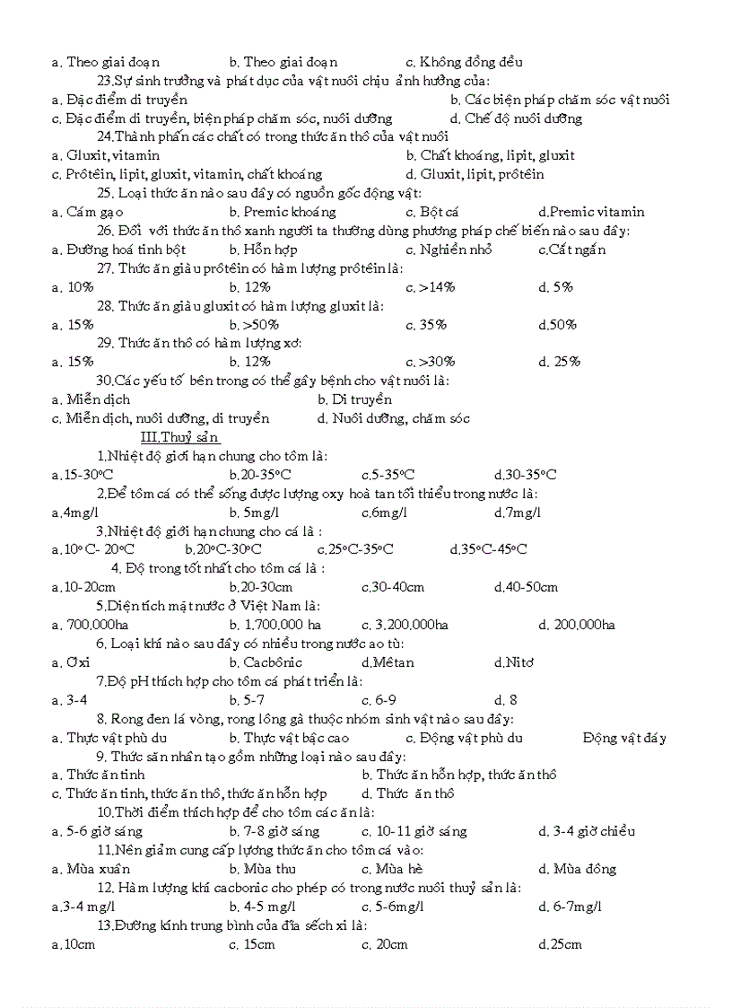 image for page Bộ câu hỏi trắc nghiệm CN7