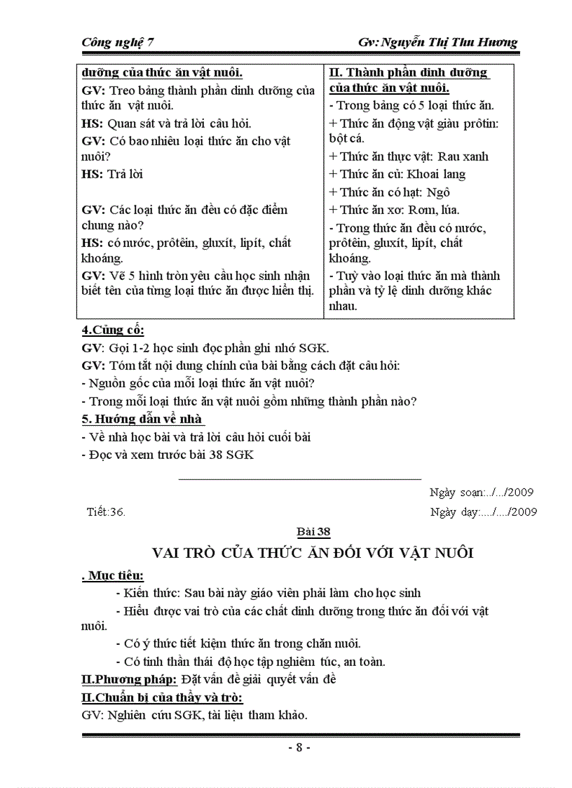 image for page Công nghệ 7 HKII