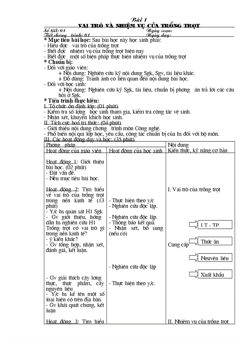 image for page Công nghệ 7 kỳ I 09 10