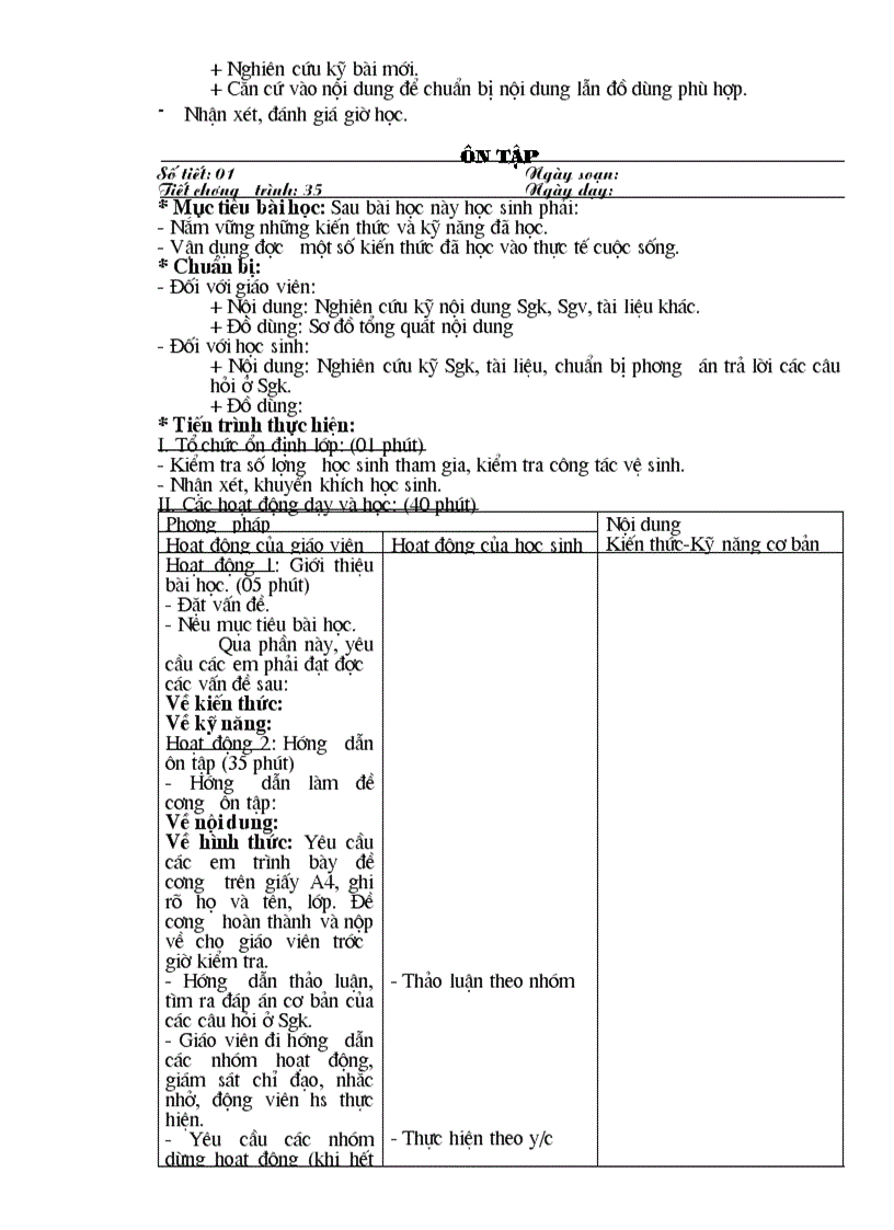 image for page Công nghệ 7 kỳ I 09 10