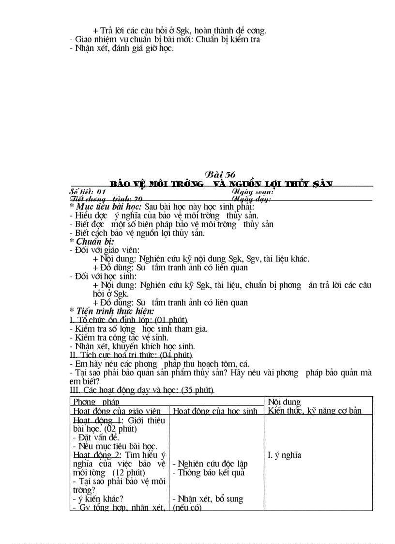 image for page Công nghệ 7 kỳ II 09 10