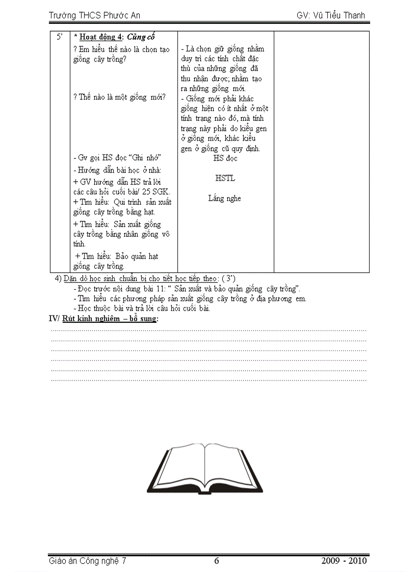 image for page Công nghệ 7 tiết 7