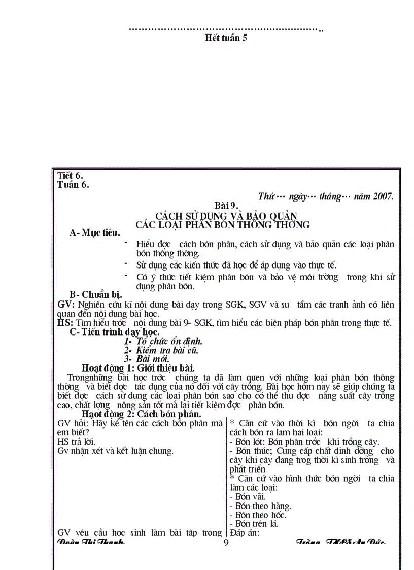 image for page CÔNG NGHỆ 7 Tuần 1 9