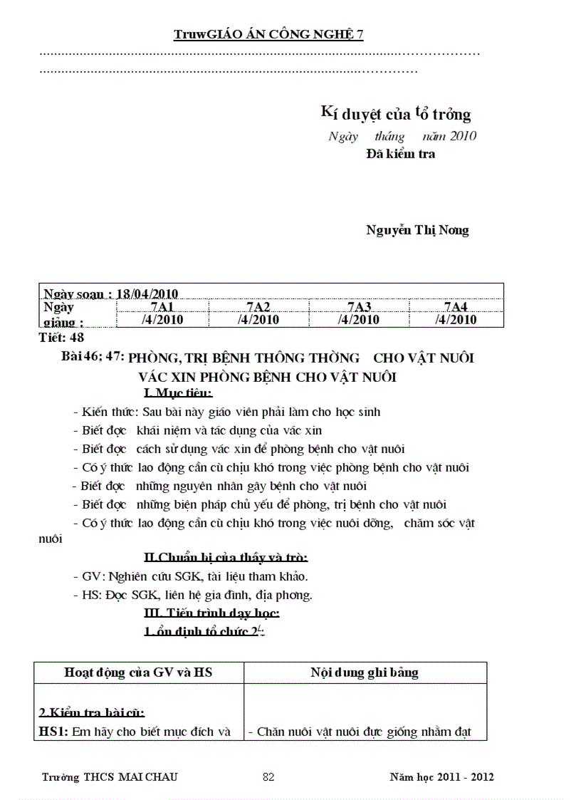 image for page Cong nghe lop 7