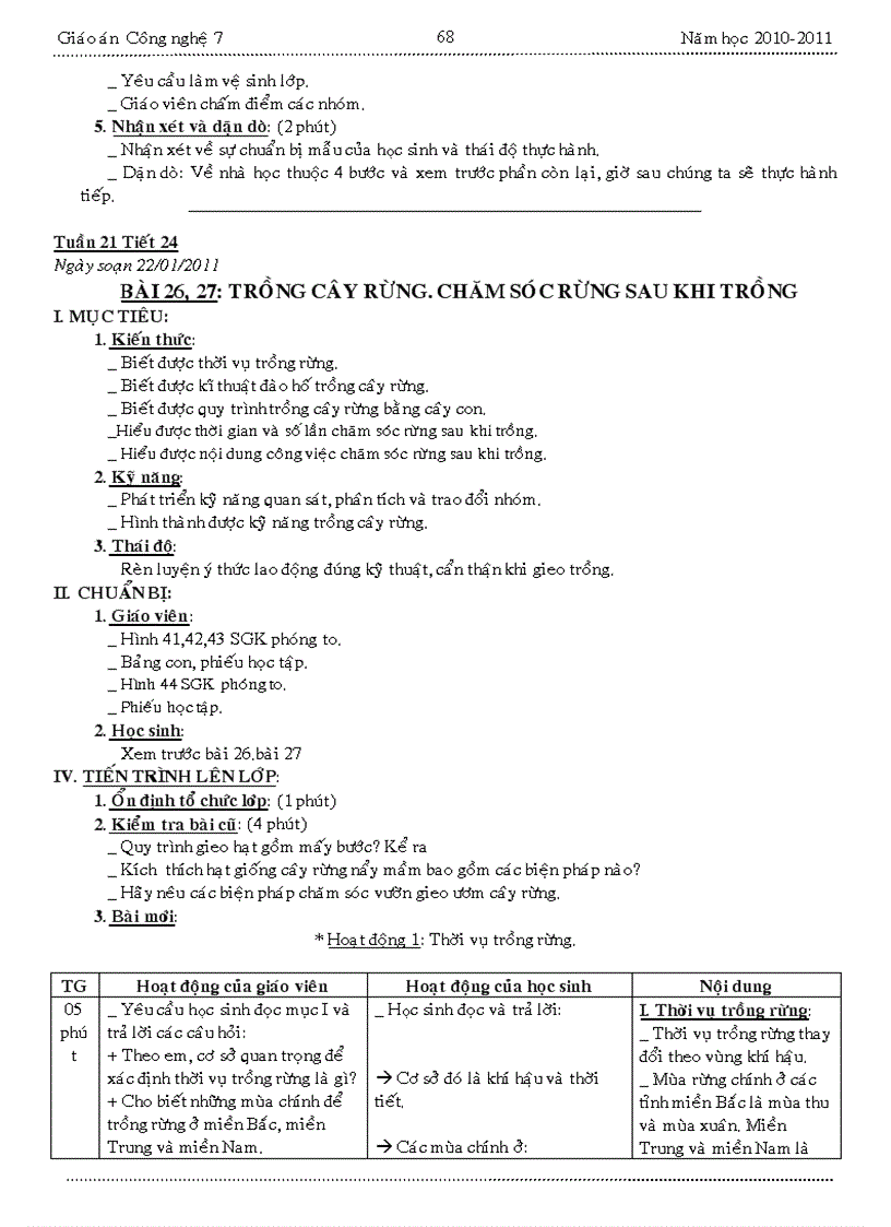 image for page Giao an CN 7 Ca nam 3 cot