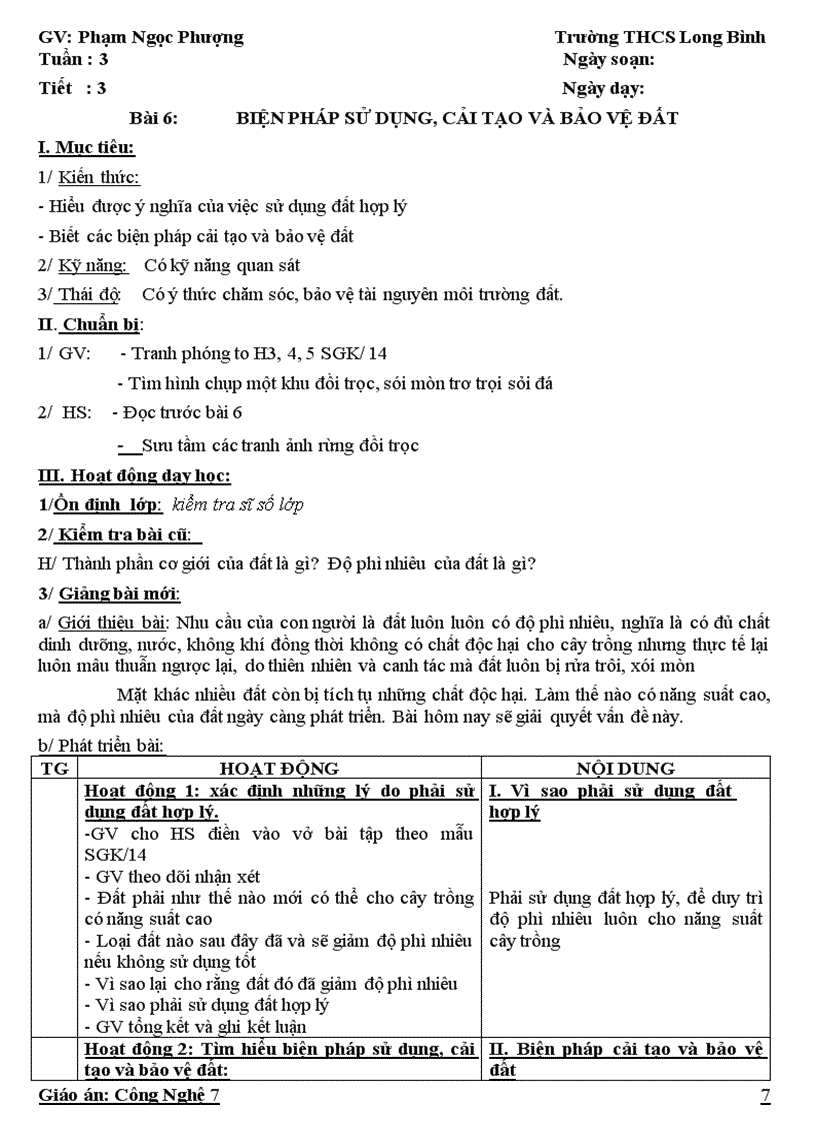 image for page Giáo án CN 7 cả năm đầy đủ